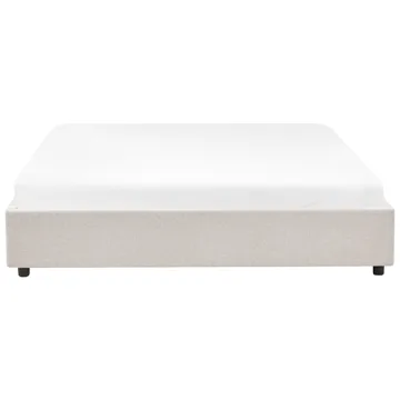 Dobbelseng Prades 180x200 cm - Lys beige - Møbler - Senger - Sengeramme & sengestamme