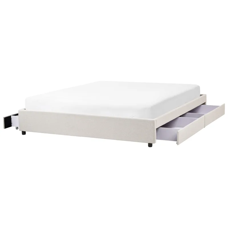 Dobbelseng Prades 180x200 cm, Lys beige