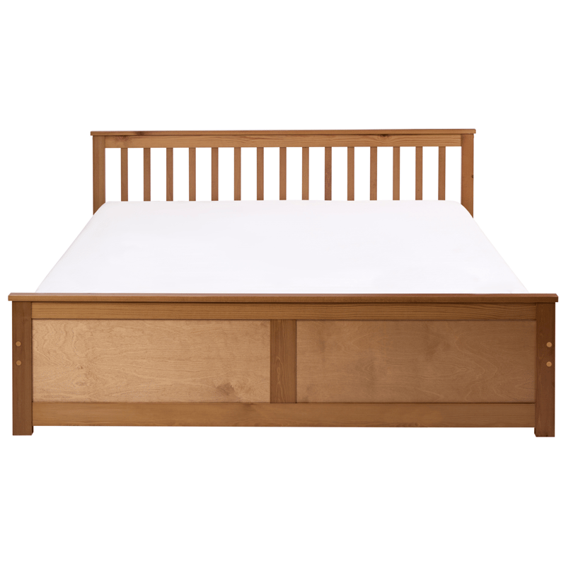 Dobbeltseng Olendon 180x200 - Brun - Møbler - Senger - Sengeramme & sengestamme