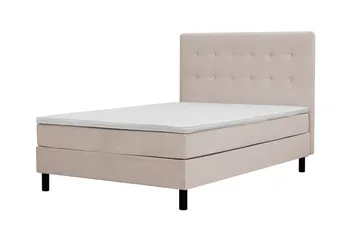 Dream komplett sengepakke 120x200 cm knapper - Beige - Møbler - Senger - Komplett sengepakke