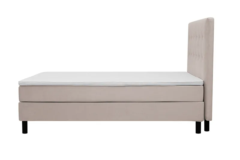 Dream komplett sengepakke 120x200 cm knapper - Beige - Møbler - Senger - Komplett sengepakke