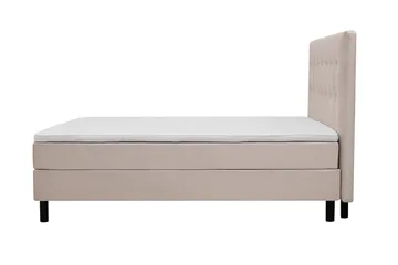 Dream komplett sengepakke 160x200 cm knapper - Beige - Møbler - Senger - Komplett sengepakke