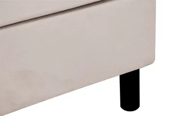 Dream komplett sengepakke 160x200 cm knapper - Beige - Møbler - Senger - Komplett sengepakke