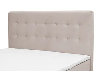 Dream komplett sengepakke 160x200 cm knapper - Beige - Møbler - Senger - Komplett sengepakke