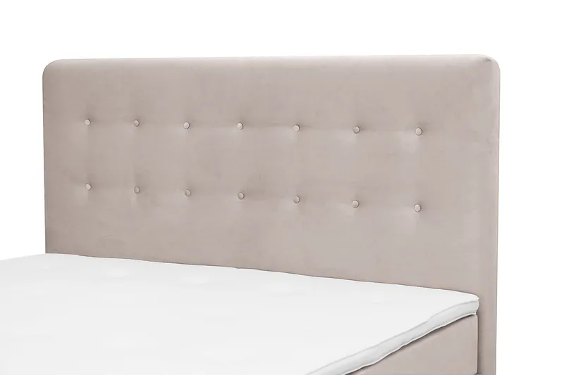 Dream komplett sengepakke 160x200 cm knapper - Beige - Møbler - Senger - Komplett sengepakke