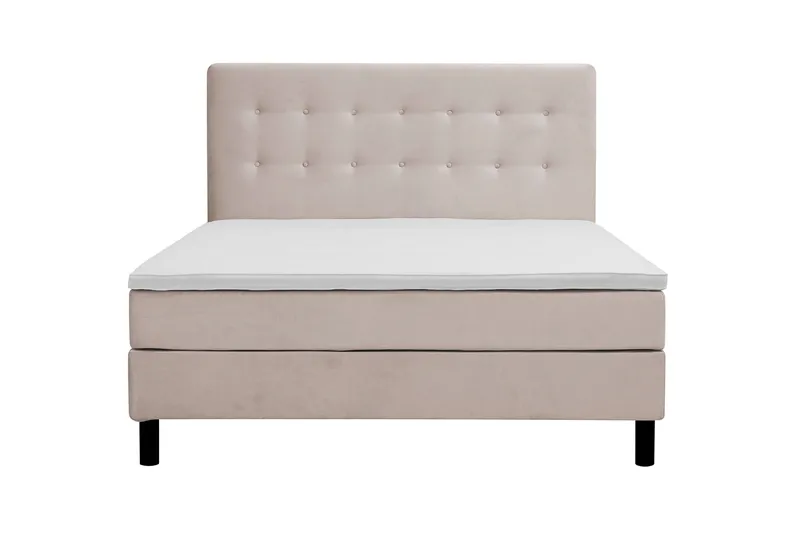 Dream komplett sengepakke 160x200 cm knapper, Beige