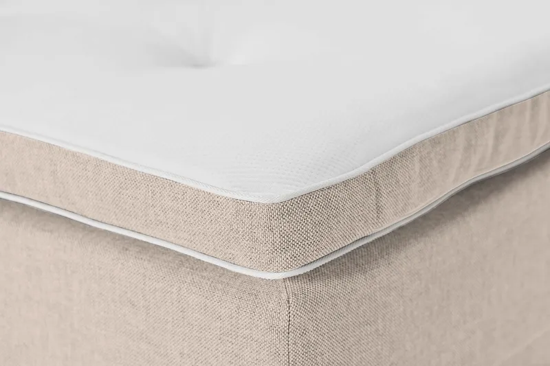 Ella Familieseng 280x210 cm - (+Flere valg) Beige - Møbler - Senger - Komplett sengepakke