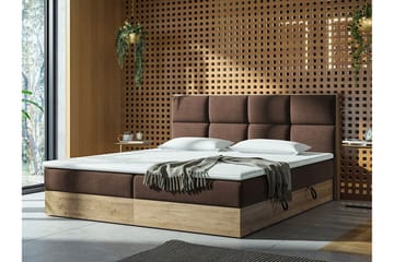 Oppbevaringsseng EUPHORIA 180x200 - Brun - Møbler - Senger - Familieseng