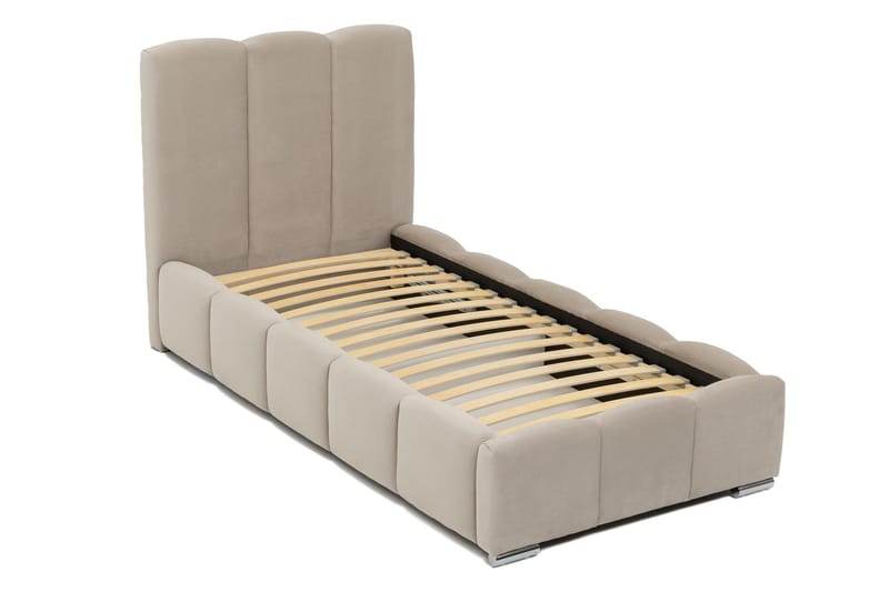 Gioia Sengeramme med Oppbevaring 90x200 cm - Blå - Møbler - Senger - Sengeramme & sengestamme