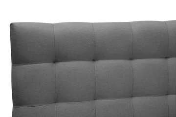 HVILA Classic komplett sengepakke 160x200 cm kontinentalseng med rutet sengegavl - Grå - Møbler - Senger - Komplett sengepakke