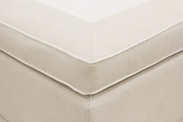 HVILA Lyx kontinentalseng 180x200 cm - Lys beige - Møbler - Senger - Komplett sengepakke