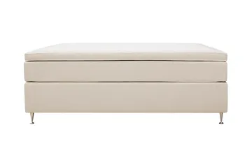HVILA Lyx kontinentalseng 180x200 cm - Lys beige - Møbler - Senger - Komplett sengepakke