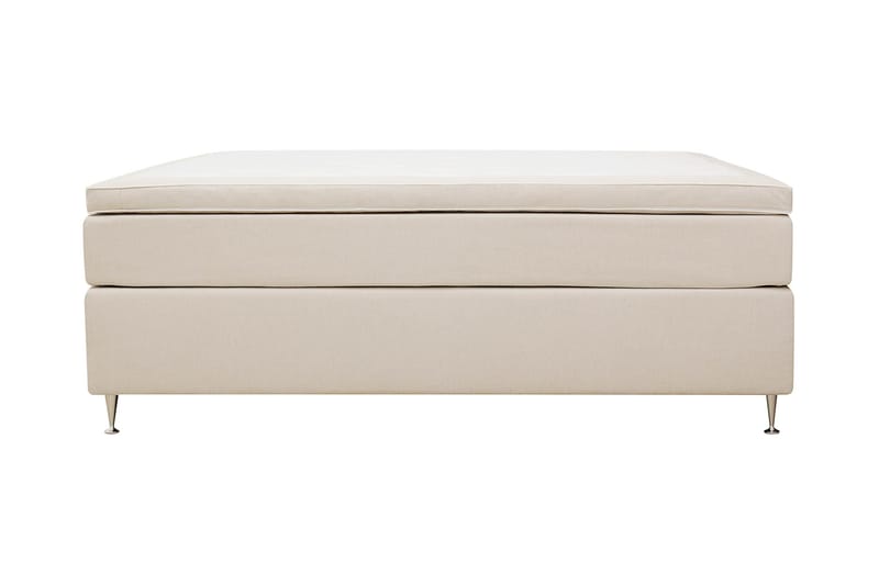 HVILA Lyx kontinentalseng 180x200 cm - Lys beige - Møbler - Senger - Komplett sengepakke