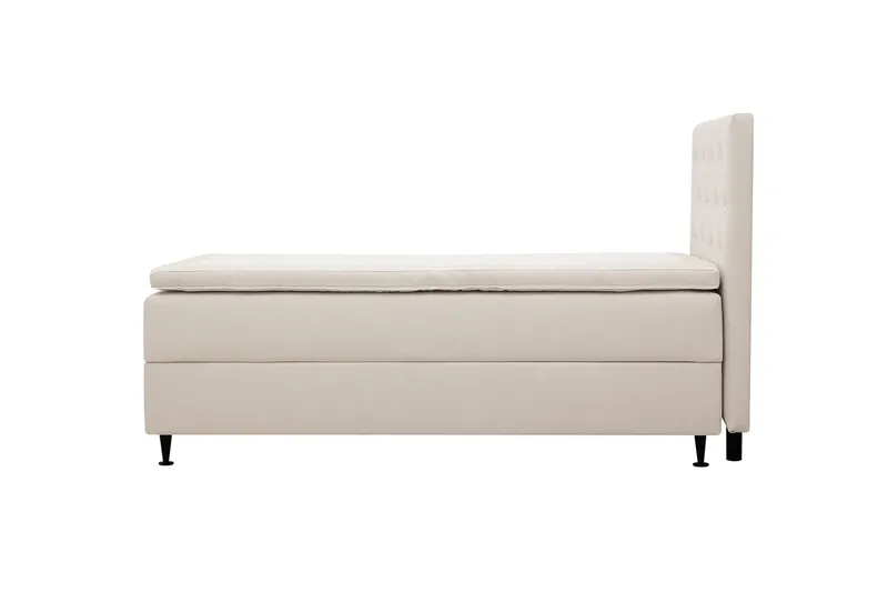 HVILA Plus komplett sengesett med oppbevaring 90x200 cm - Lys beige - Møbler - Senger - Komplett sengepakke