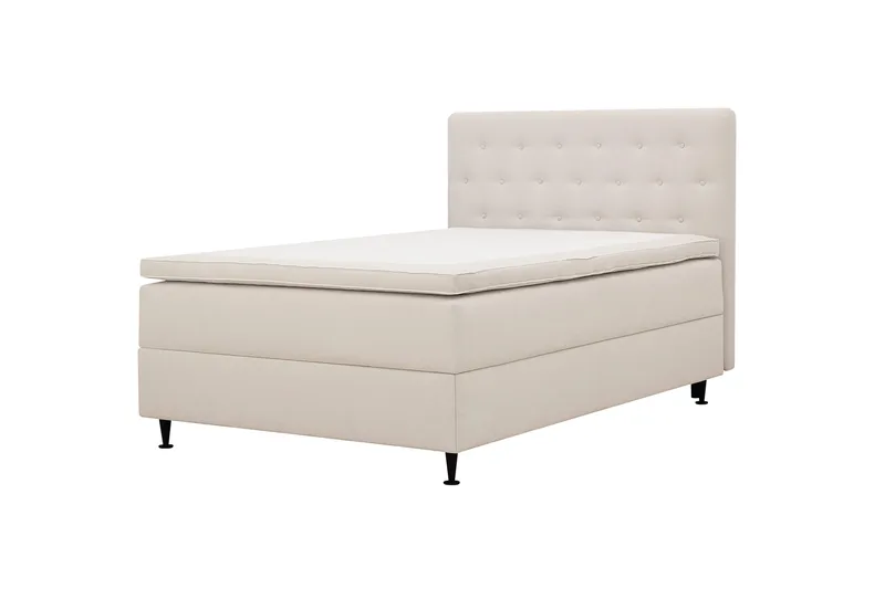 HVILA Plus komplett sengesett med oppbevaring 120x200 cm - Lys beige - Møbler - Senger - Komplett sengepakke