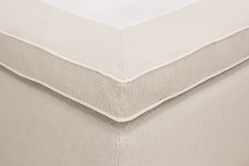HVILA Plus komplett sengesett med oppbevaring 180x200 cm - Lys beige - Møbler - Senger - Komplett sengepakke