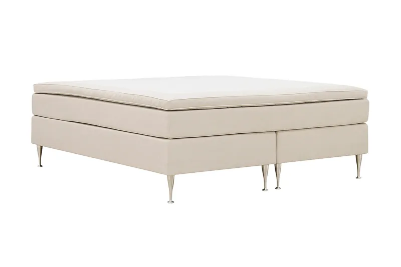 HVILA Plus kontinentalseng 160x200 cm - Lys beige - Møbler - Senger - Kontinentalsenger