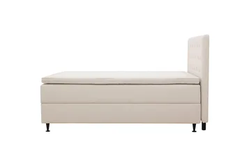 HVILA Plus komplett sengesett med oppbevaring 120x200 cm - Lys beige - Møbler - Senger - Komplett sengepakke