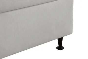 HVILA Plus komplett sengesett med oppbevaring 180x200 cm - Grå - Møbler - Senger - Komplett sengepakke