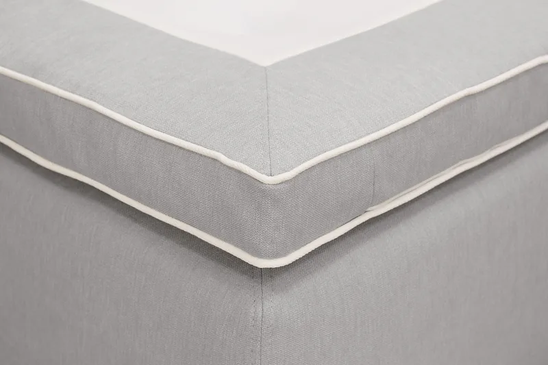 HVILA Plus komplett sengesett med oppbevaring 180x200 cm - Grå - Møbler - Senger - Komplett sengepakke