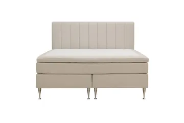 HVILA Plus kontinentalseng 160x200 cm - Lys beige - Møbler - Senger - Kontinentalsenger