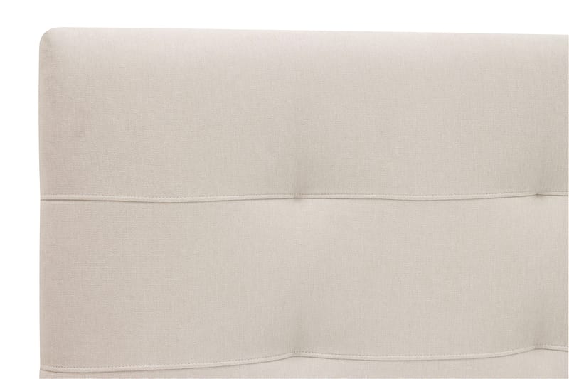 HVILA Premium Kontinentalseng 160x200 cm - Lysebeige stoff - Møbler - Senger - Kontinentalsenger