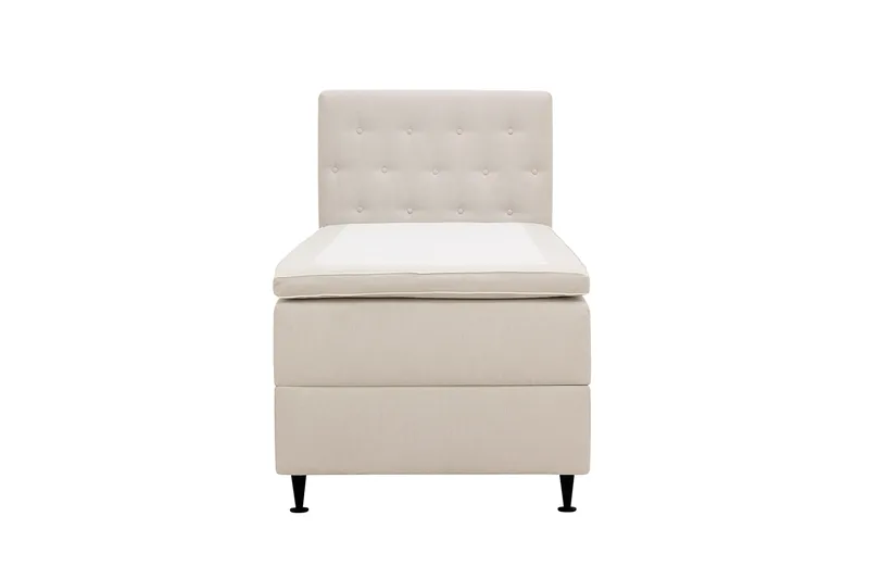HVILA Plus komplett sengesett med oppbevaring 90x200 cm, Lys beige