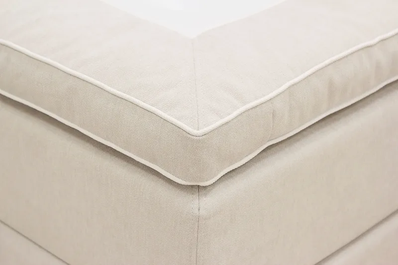 HVILA Plus kontinentalseng 160x200 cm - Lys beige - Møbler - Senger - Kontinentalsenger