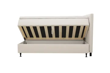 HVILA Plus komplett sengesett med oppbevaring 180x200 cm - Lys beige - Møbler - Senger - Komplett sengepakke