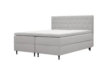 HVILA Plus komplett sengesett med oppbevaring 180x200 cm - Grå - Møbler - Senger - Komplett sengepakke