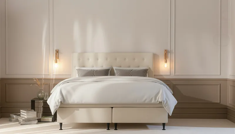 HVILA Plus komplett sengesett 160x200 cm - Lys beige - Møbler - Senger - Komplett sengepakke