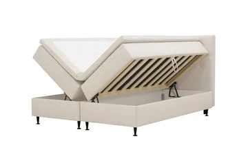 HVILA Plus komplett sengesett med oppbevaring 180x200 cm - Lys beige - Møbler - Senger - Komplett sengepakke