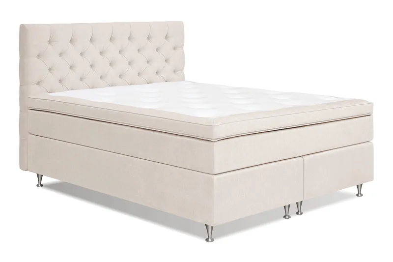 Joluma Kontinentalseng 180x200 Fast - Lysbeige - Møbler - Senger - Enkeltsenger
