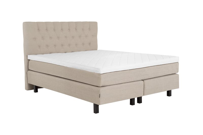 Bed Deluxe Komplett Sengepakke 180x200 Beige - Møbler - Senger - Kontinentalsenger