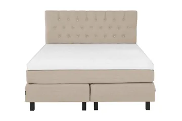 Bed Deluxe Komplett Sengepakke 180x200 Beige - Møbler - Senger - Kontinentalsenger