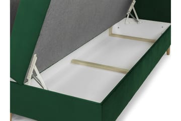 Sandham Kontinentalseng 120x200 cm - Gul - Møbler - Senger - Kontinentalsenger