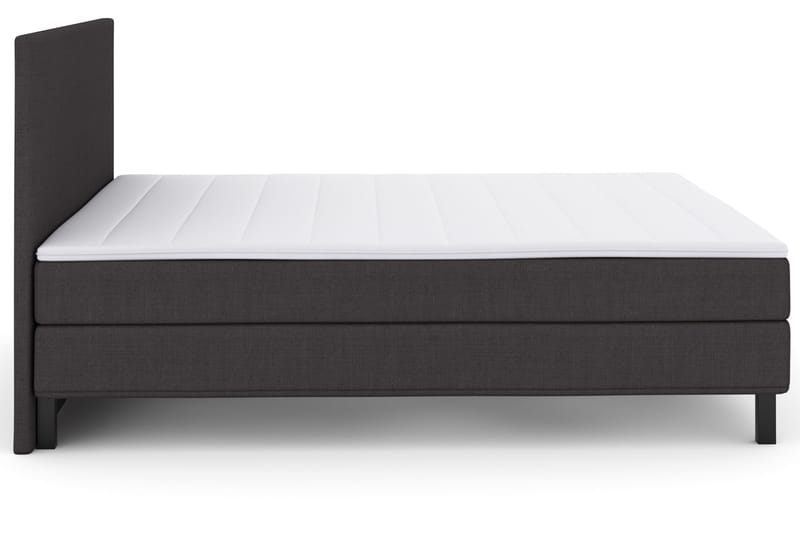 Select No 1 Komplett Sengepakke 160x200 - Mørkegrå/Svarta Ben - Møbler - Senger - Kontinentalsenger