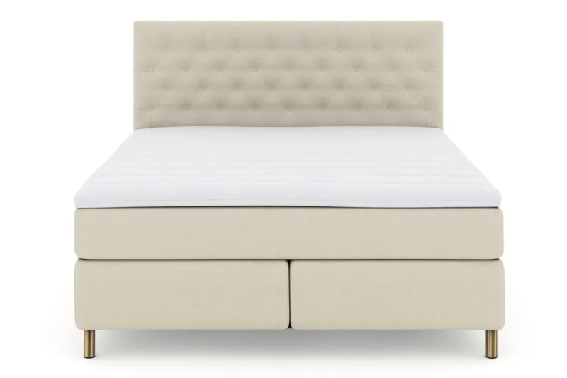 Select No 3 Kontinentalseng 210x210 Medium, Beige/Kobberben