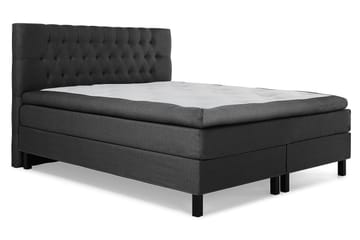 Lucky Kontinentalseng 180x200 Polyeter - Svart/Grå - Møbler - Senger - Komplett sengepakke