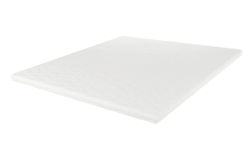 HVILA Foam overmadrass i polyeterskum 180x200 cm – 7 cm myk/medium, vaskbart trekk