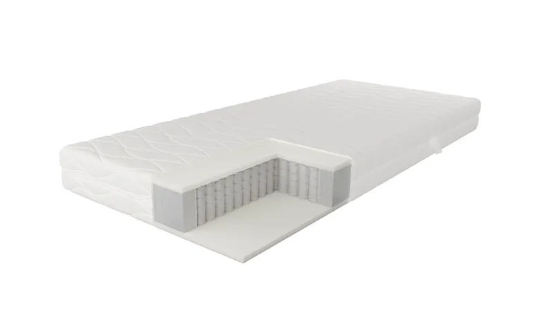 HVILA Pocket fjærmadrass med vaskbart trekk 90x200 cm - Møbler - Senger - Madrasser - Rammemadrass & springfjærmadrass