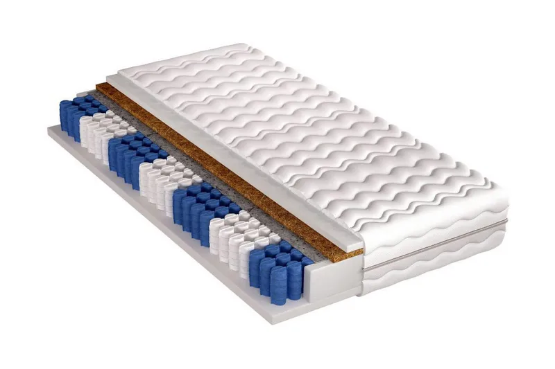 Argenta Pocketmadrasse 120x200, Hvit