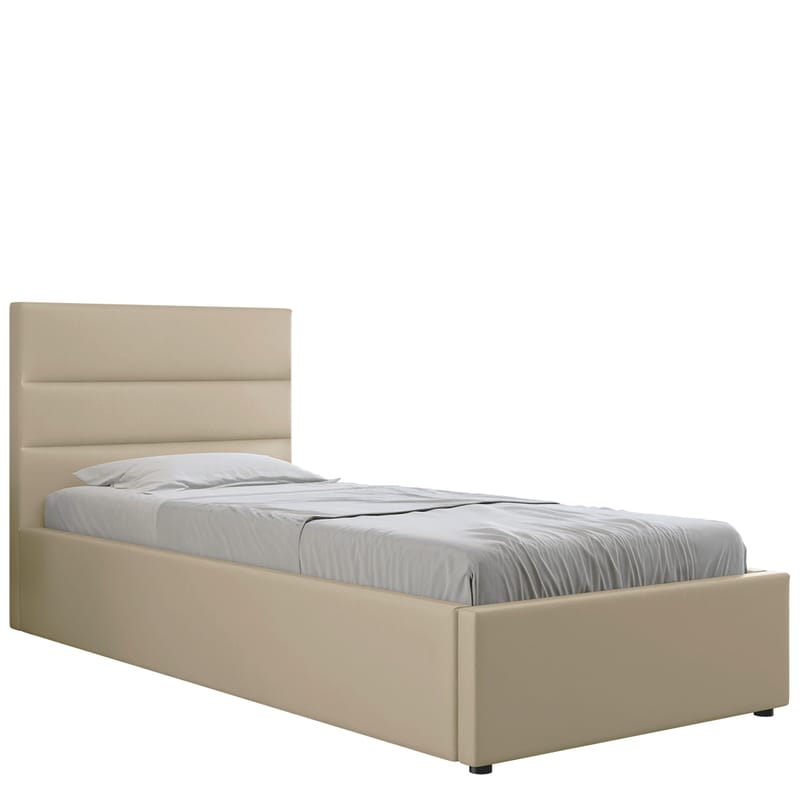 Omrynn sengeramme med oppbevaring 120x200 cm, beige