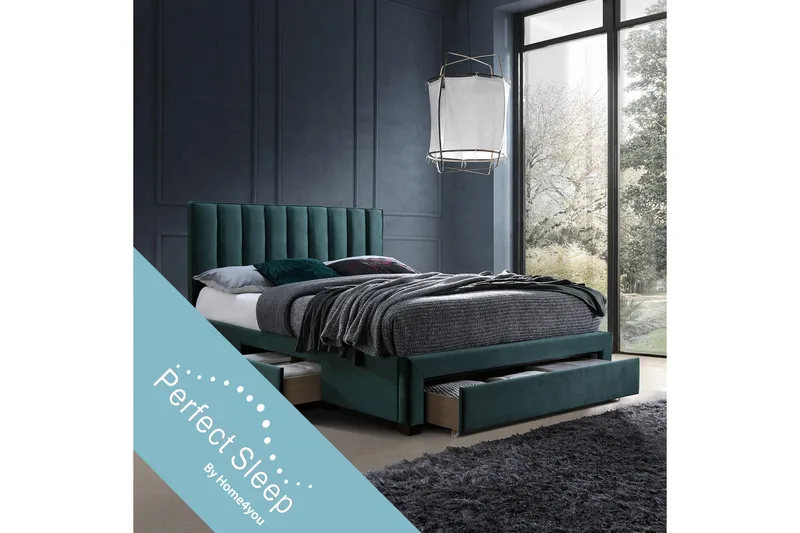 Seng GRACE med madrass HARMONY TOP 160x200cm