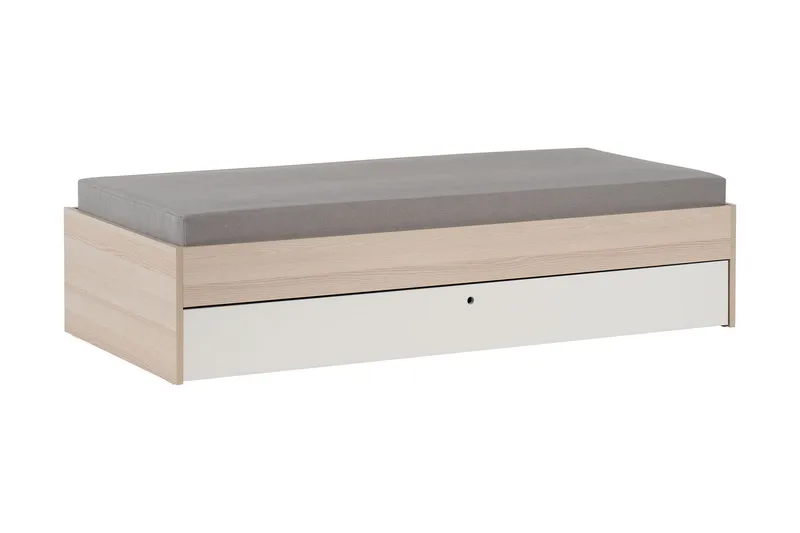 Spot Seng 90x200 cm Tre / Natur / Hvit, VOX