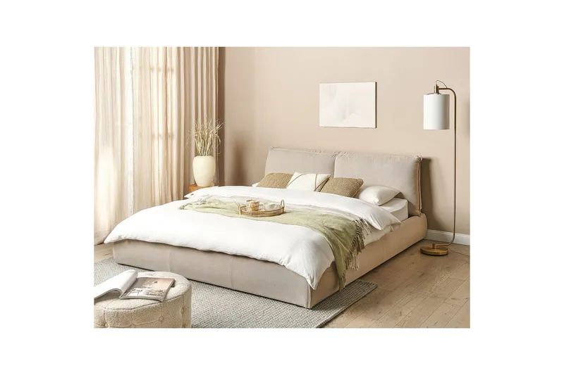 Ramsäng Beige 180x200 - Møbler - Senger - Dobbeltsenger