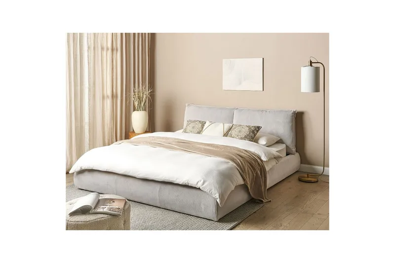 Ramsäng Ljusbeige 180x200 - Møbler - Senger - Dobbeltsenger