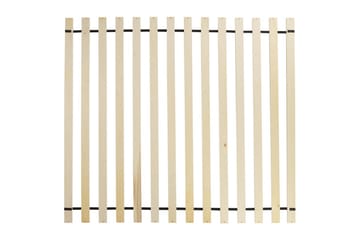 Seng med lamellramme Lestre - Hvit, Svart, 160x200 cm - Møbler - Senger - Sengeramme & sengestamme