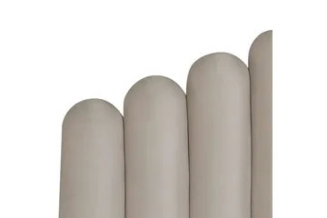 Seng med oppbevaring Vincennes - Taupe, svart, 140x200 cm - Møbler - Senger - Sengeramme & sengestamme