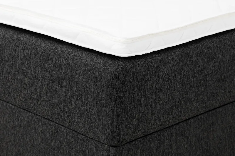 Boxy Komplett Sengepakke Box Bed 120x200 cm - Sort - Møbler - Senger - Komplett sengepakke